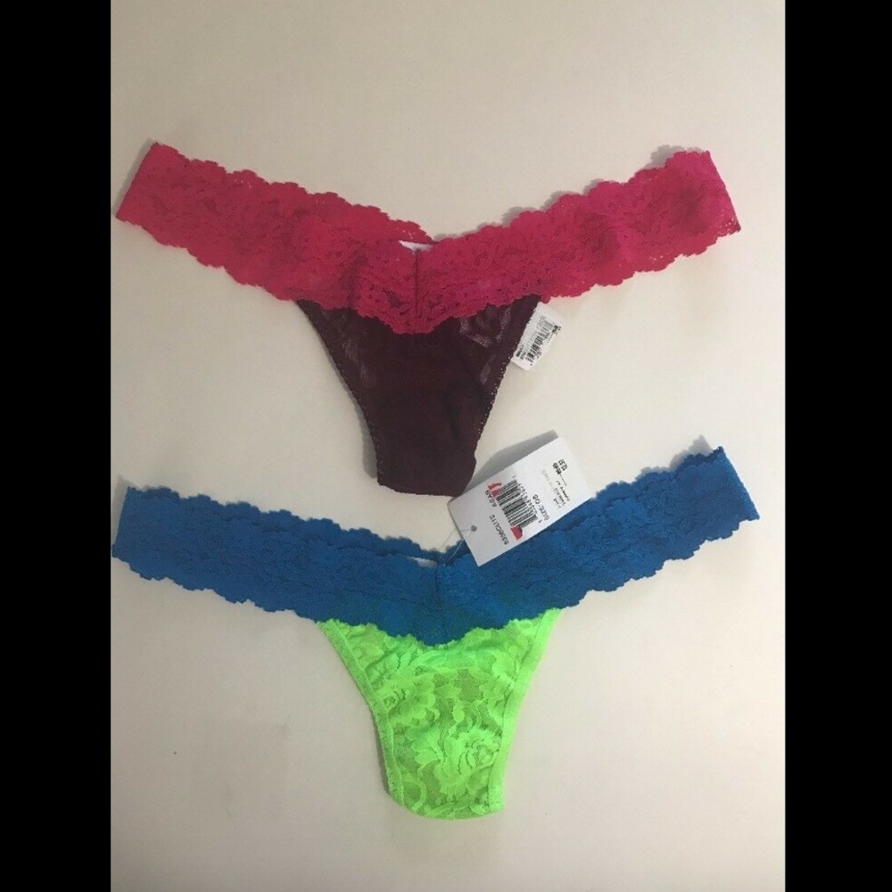 NEW! Hanky Panky‎ Lace Low rise Thongs 4911